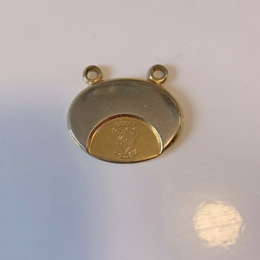 Vintage GUCCI CENTENNIAL ANNIVERSARY OF THE FOUNDER KEYCHAIN REPLACEMENT PIECE